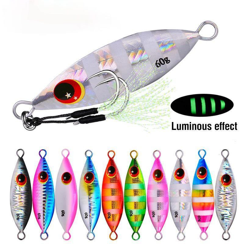 Fishing Lure Buzzbait - Jig logam umpan sendok 10-60g memancing