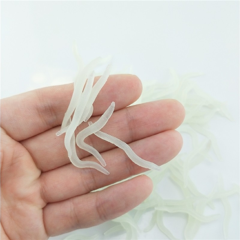 60 Buah 4Cm Memancing Silikon  - Fishing Lure Soft Plastic ulasan dan harga